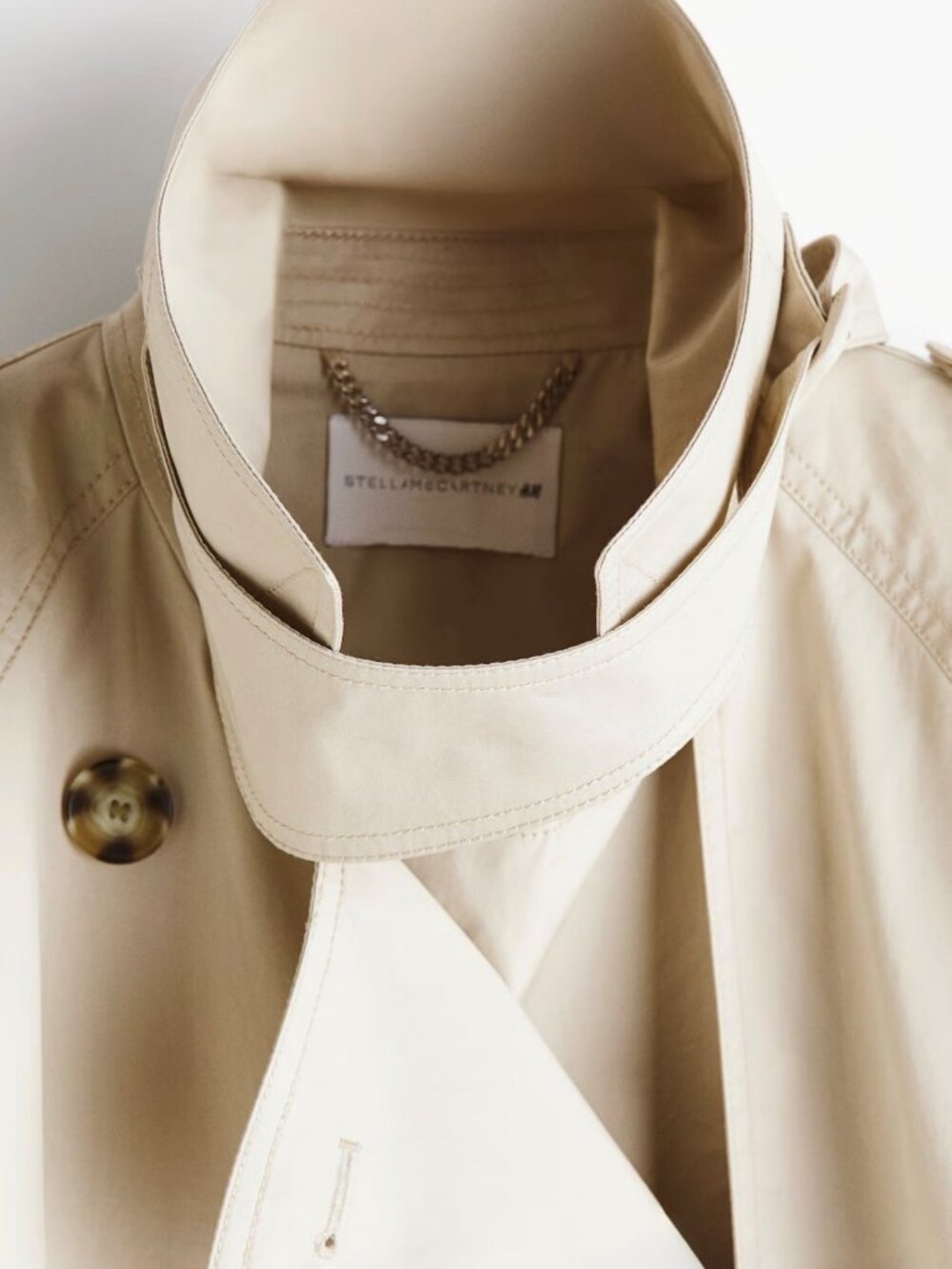 Classic Beige Trench Coat - Women's Timeless Trench - Picture 5 of 6